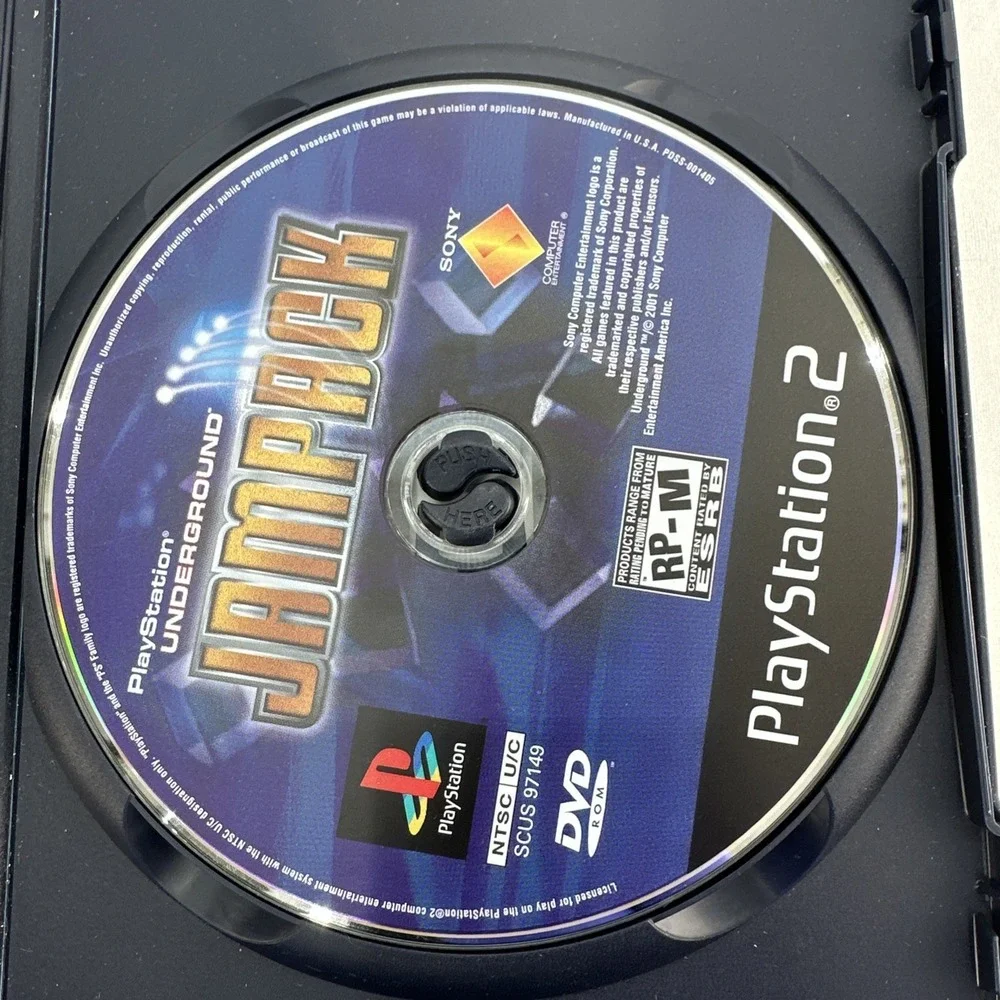 PlayStation Underground Jampack Summer 2001 PS2 Demo Disc Complete CIB